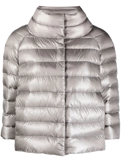 Herno Sofia Padded Jacket In Grau