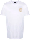 Billionaire Crest-motif Short-sleeved T-shirt In Weiss