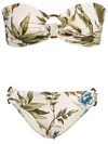 ZIMMERMANN ALIANE RING-DETAIL BANDEAU BIKINI