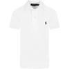Polo Ralph Lauren White Polo Shirt For Kids With Pony Logo In White