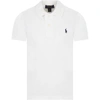 Polo Ralph Lauren Slim Fit Cotton Mesh Polo Shirt In White