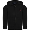 Polo Ralph Lauren Giacca Felpa Nera In Black