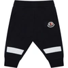 MONCLER BLUE SWEATPANTS FOR BABY KIDS WITH ICONIC PATCH,951 - 8H723 - 20 - 80996 778