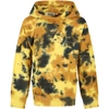 Molo Felpa Matt Gialla E Nera In Cotone Con Cappuccio In Yellow