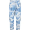 MOLO LIGHT BLUE AURORA SWEATPANT FOR KIDS WITH CLOUDS,2W21I205 6360