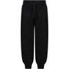 FENDI BLACK SWEATPANTS FOR KIDS WITH LOGO,JUF036 5V0 F0GME