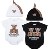 BURBERRY MULTICOLOR SET FOR BABYKIDS WITH THOMAS BEAR,8041091