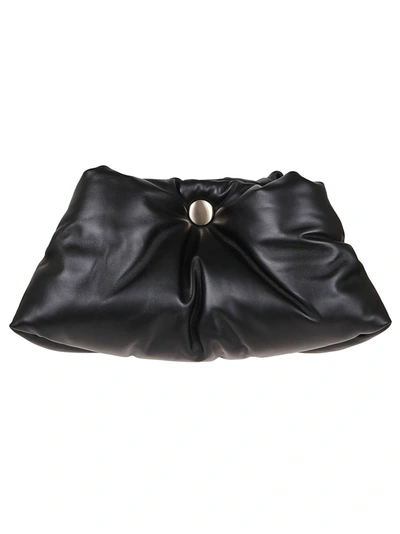 Proenza Schouler Puffy Chain Tobo Leather Shoulder Bag In Black