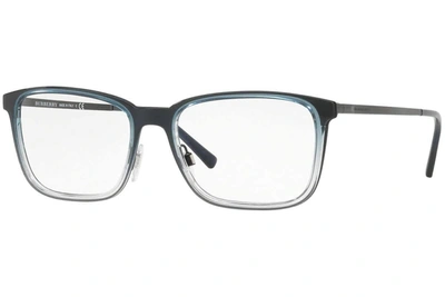 Burberry Crystal Square Mens Eyeglasses Be1315-1241-54 In Blue