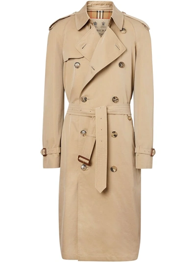 Burberry Westminster Heritage Trench Coat In Neutrals