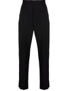 Alexander Mcqueen Alexander Mc Queen Organic Cotton Trousers In Black