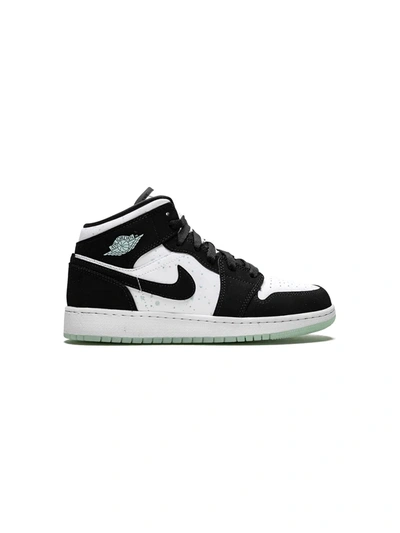 Jordan Kids' Air  1 Mid Se "teal Tint" Trainers In White