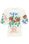 SEE BY CHLOÉ PRINTED OVERSIZED T-SHIRT,CHS21AJH20110 121C