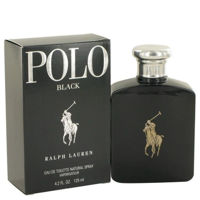 Ralph Lauren Polo Black By  Eau De Toilette Spray 4.2 oz