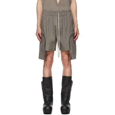 Rick Owens Taupe Bauhaus Boxer Shorts In Neutrals