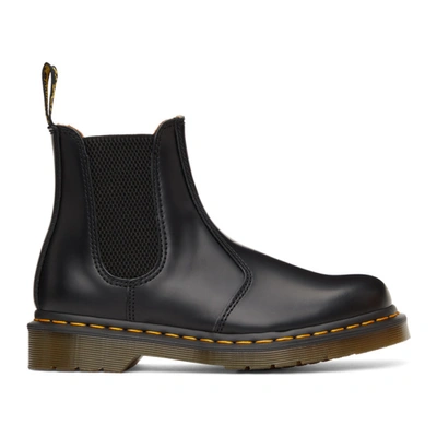 Dr. Martens' Chelsea 2976 Black Leather Boots