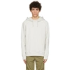 Helmut Lang Taupe Raglan Sleeve Hoodie In Smoke