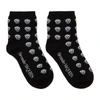 Alexander Mcqueen Alexander Mc Queen Multiskull Socks In 1077 Blk/wh