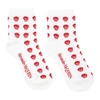Alexander Mcqueen White & Red Multiskull Socks