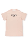 FENDI LOGO T-SHIRT,JFI225 K AEXLF16WG