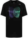 ARMANI EXCHANGE GRAPHIC FACE PRINT T-SHIRT