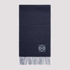 LOEWE LOEWE ANAGRAM EMBROIDERED SCARF