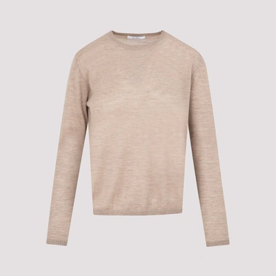 Max Mara Cashmere-blend Top In Beige