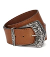 Etro Engraved-buckle Leather Belt