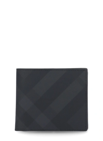 Burberry Wallets Black In Dark Charcoal