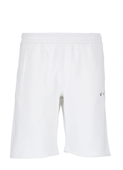 Off-white Shorts In White Blac
