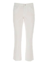 FAY 5 POCKET PANTS IN WHITE