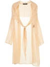 MAX MARA MAX MARA GHIRBA SHEER DUSTER COAT