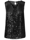 MAX MARA MAX MARA SEQUIN EMBELLISHED SLEEVELESS TOP