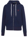 POLO RALPH LAUREN POLO RALPH LAUREN LOGO EMBROIDERED ZIPPED HOODIE