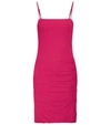 Velvet Dale Stretch-cotton Jersey Minidress In Pink