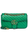 GUCCI GG MARMONT SMALL LEATHER SHOULDER BAG,P00585128