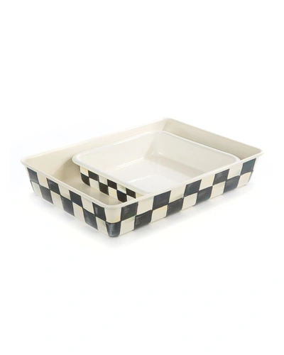 MACKENZIE-CHILDS COURTLY CHECK BAKING PAN, RECTANGULAR,PROD154071691