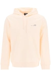 Apc Logo-print Drawstring Hoodie In Mixed Colours