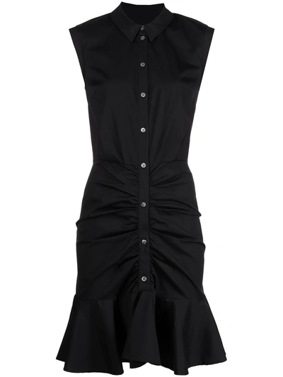 VERONICA BEARD RUCHED SHIRT DRESS