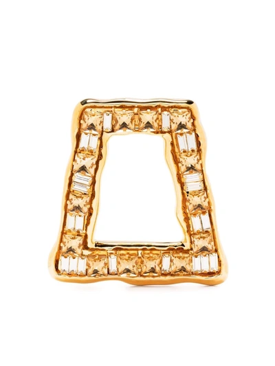 Marni Gold Trapeze Clip-on Single Earring