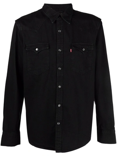 Levi's Levis Barstow Western Long Sleeved Shirt Black