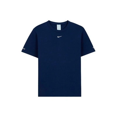 Nike Nocta Essential T-shirt In Blue Void,white | ModeSens