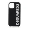 Dsquared2 Iphone 12 Pro Black Case With Logo In Nero/bianco