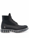 Philipp Plein The Hunter Lace-up Ankle Boots In Black