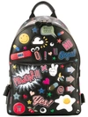 ANYA HINDMARCH 'ALL OVER STICKERS' BACKPACK,505092593006211574480