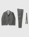 THOM BROWNE WOOL TWILL SUIT WITH TIE