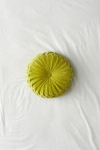Urban Outfitters Round Pintuck Pillow In Khaki