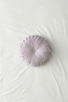 Urban Outfitters Round Pintuck Pillow In Lilac