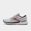 Brooks Adrenaline Gts 21 Running Shoe In White/black/orange
