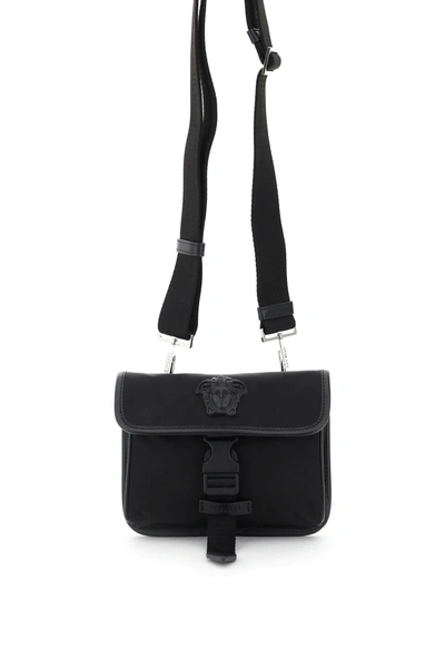 Versace Messenger Bag La Medusa In Black